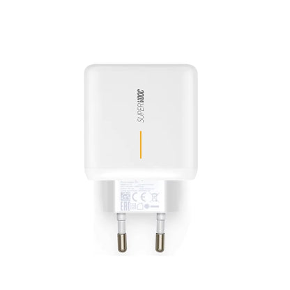 65W Supervooc 2.0 Fast Charger for OPPO Reno Ace Ace2 Reno4 Reno5 Reno6 Reno7 Reno5K SE Pro Pro+ 5G USB Type-C Cable